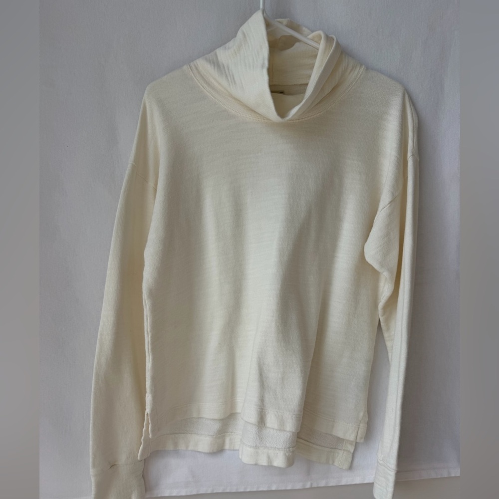 J.Crew Vintage Fleece Cowl Neck Pullover Size Medium